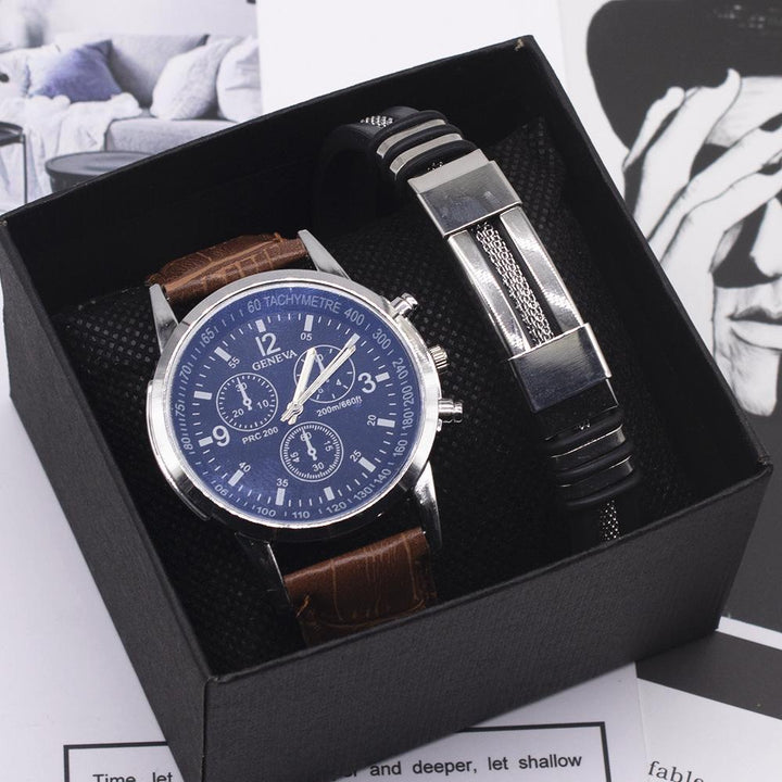 Blue light glass wrist watch men new watches