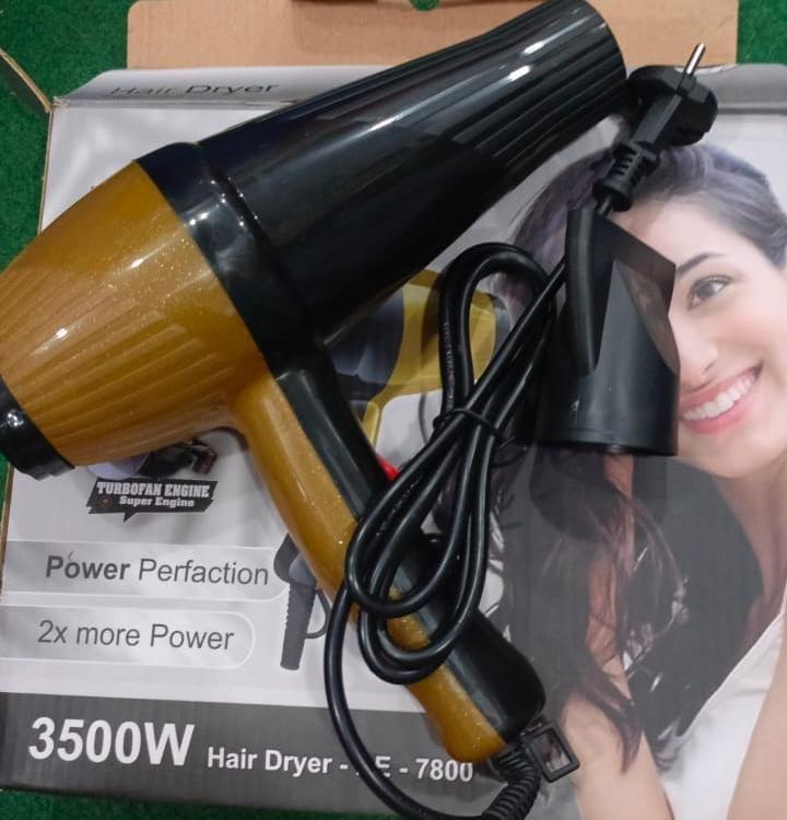 Fast drying hair dryer with cold warm,hot setting