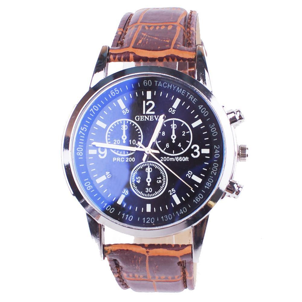 Blue light glass wrist watch men new watches